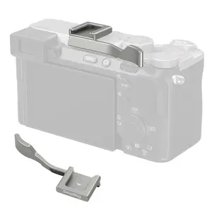 SMALLRIG Thumb Grip for Sony Alpha 7C II/Alpha 7CR / Alpha 7C, Ergonomic Design, Built-in Cold Shoe, for Light, Microphone, Weight Only 8g (Sliver) - 4818