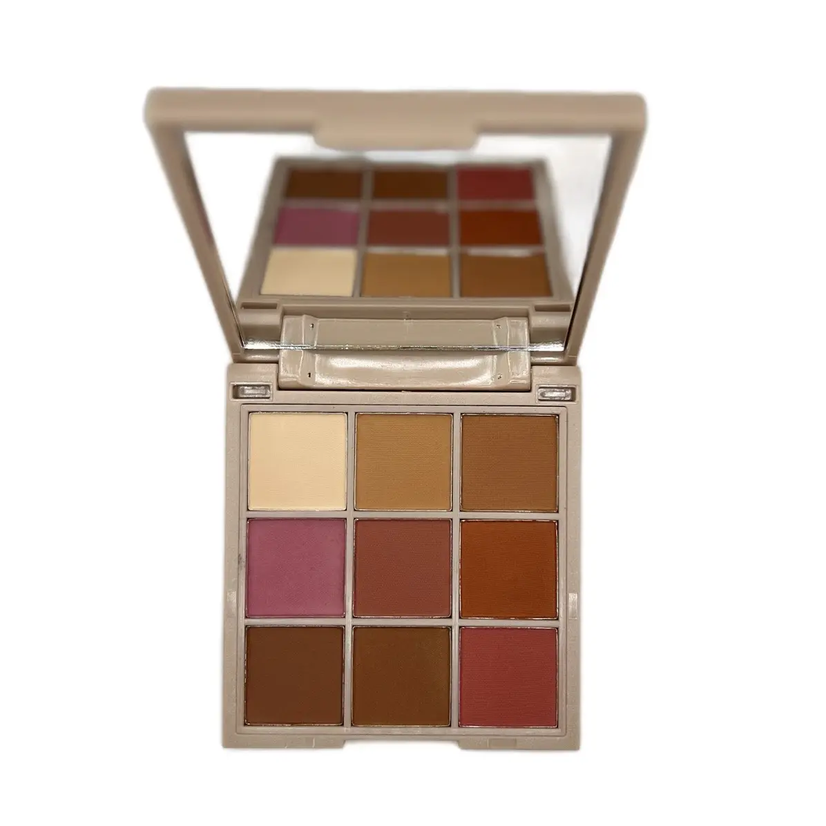 Coral Crush Eyeshadow Blush 9 Color Pallet #12 by Acts 2:17 Brushes - Playful coral shades for a beach vacation. Makeup Smooth Waterproof Cosmetic