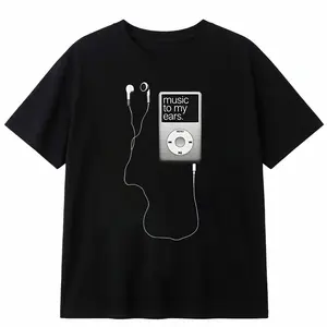 MUSIC TO MY EARS SHIRT Men's and women's T-shirts