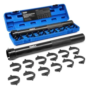 Orion Motor Tech Inner Tie Rod Installation Kit, Includes 12 Crowfoot Adapters, Durable 1/2 Inch Drive Tube for Efficient Removal, Crafted from Robust Steel, Ideal for Automotive Maintenance, Home car repair, rack free, fathersdaygift