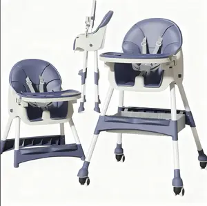 High Chair for Babies 0-4 Years Old, Foldable Portable Dining Chair for Home, Multifunctional Table and Chair, Children's Table, Baby Feeding Chair baby chair