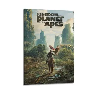 Kingdom of The Planet of The Apes Canvas Painting Oil Painting Wall Art Canvas Poster Decorative Painting Corridor Decoration Home Ornaments Photo