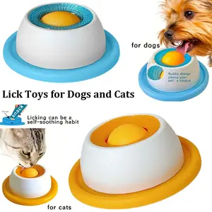 Cat Dog Licking Toy, Intelligence Licking Ball, Puppy Training, Slow Feeder, Promote Oral Health, Durable Chew Toy
