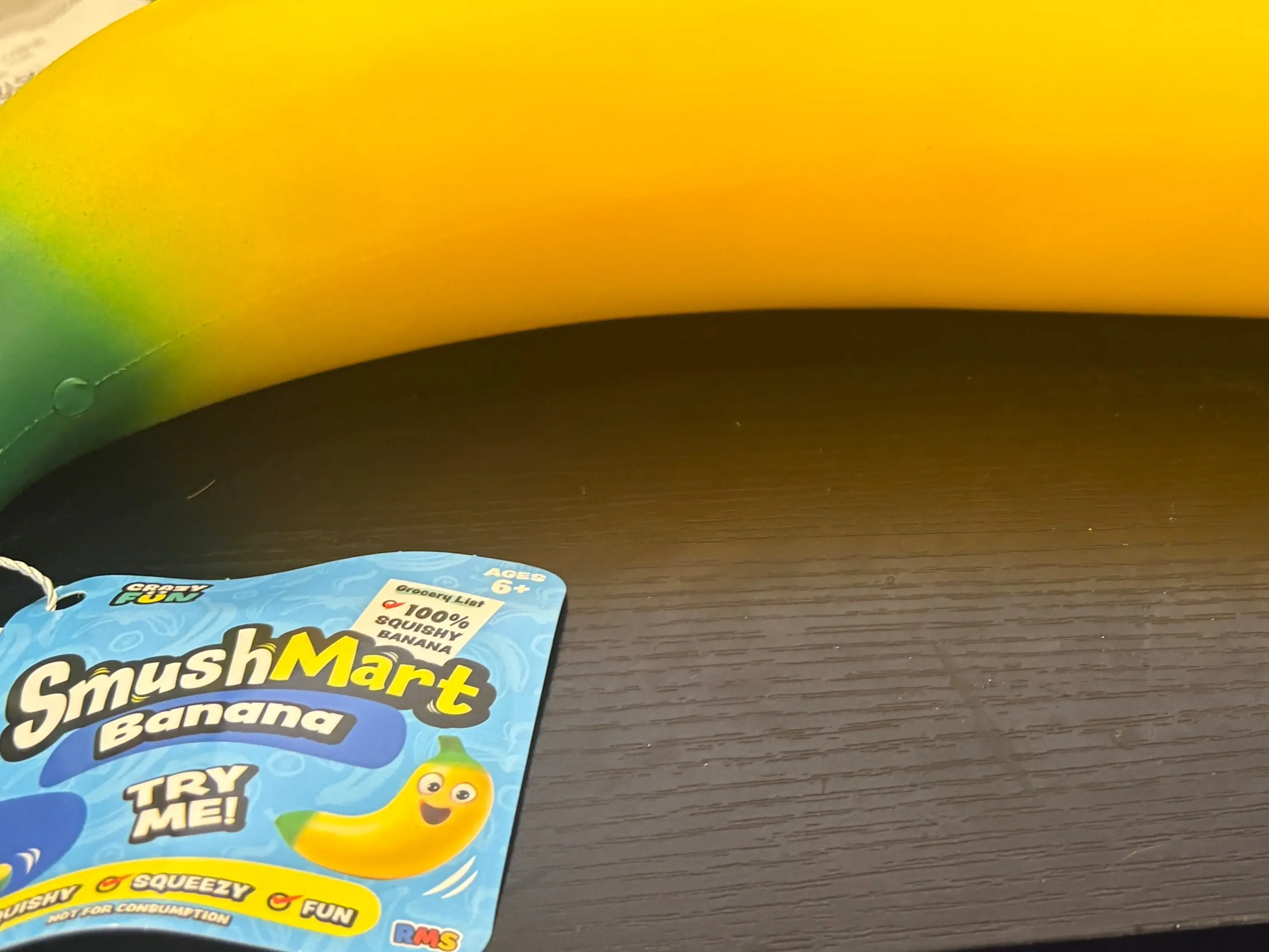 Jumbo Smushmart banana squishy