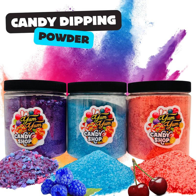 Candy Dipping Powder - Sour Blue Raspberry - Wild Cherry - Cotton Candy ...