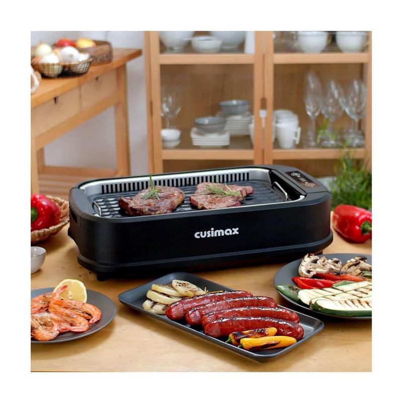 Cusimax Electric Portable Indoor Smokeless Grill