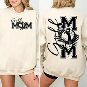 Golf Mom 2 Sided Sweatshirt T-Shirt, Mother's Day Gift, Sport Mom Shirt, Golf Lover Sweatshirt, Gift For Mom