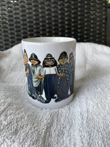 Lil homies, Homies Mugs, 90s style Chicano mugs, cholo, Chicana cups, chola style, vato, lowrider, street, custom mugs, 90s style gifts Classic Drinkware Retro Stylish Ceramic Drink