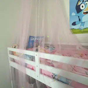 Colorful Mosquito Net with Luminous Stars - For Double Beds, Outdoor Camping Toy Rooms Romantic & Elegant Perfect for Festive Atmospheres Breathable Net Mesh Netting Canopy Bed Curtains Without Washing mosquitero para cuna de bebé