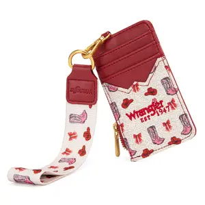 Wrangler Western Boot Print Card Holder for Women