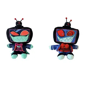 Hazbin Hotel Evil Leader Plush Toy Gift, Hell Inn Clown Stuffed Animal Doll, Soft and Cuddly Collectible Figure