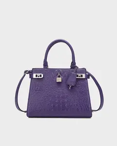 Empress Mini Tote Bag in Purple