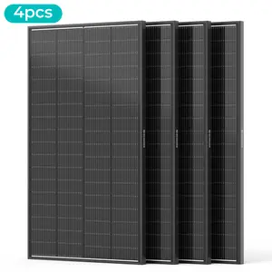 [SummerWins] 800W Solar Panel Kit, 4PCS 200W N-Type 16BB 12V Monocrystalline Solar Panels, 25.6% High Efficiency, IP68 Waterproof, 30-Year Lifespan for RV, Van, Marine & Off-Grid System