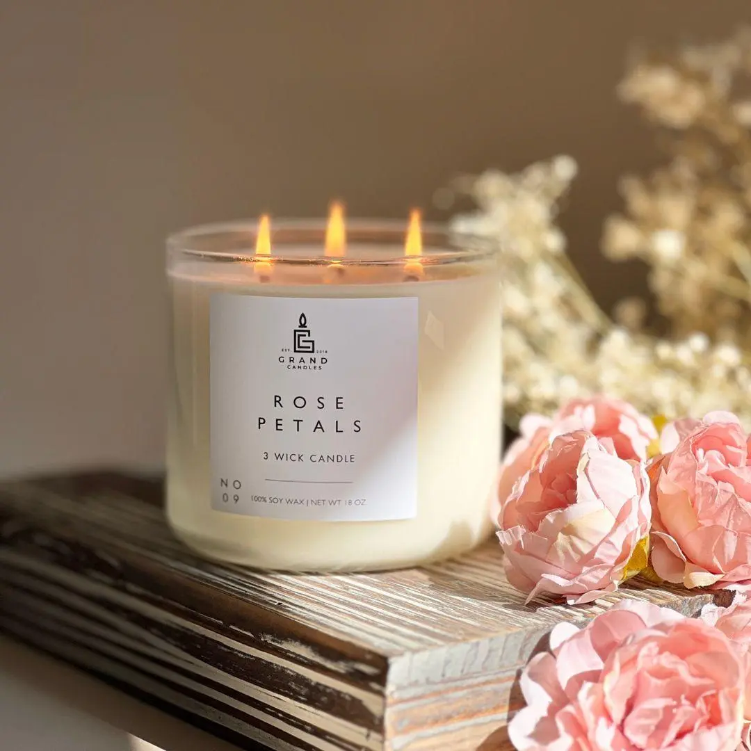 Rose Petals Candle