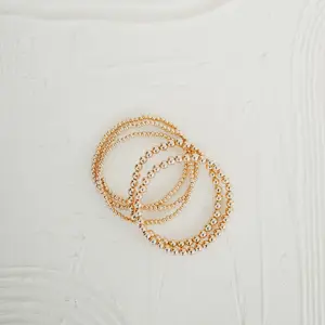 Gold Filled 5 Stack Bracelet