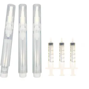 6ml Refillable Touch Up  Pens, Empty  Brush Pens for Walls, Small Brushes for Touch Ups, Furniture Surface Repair Cover up, -3 Pcs,1 Pack