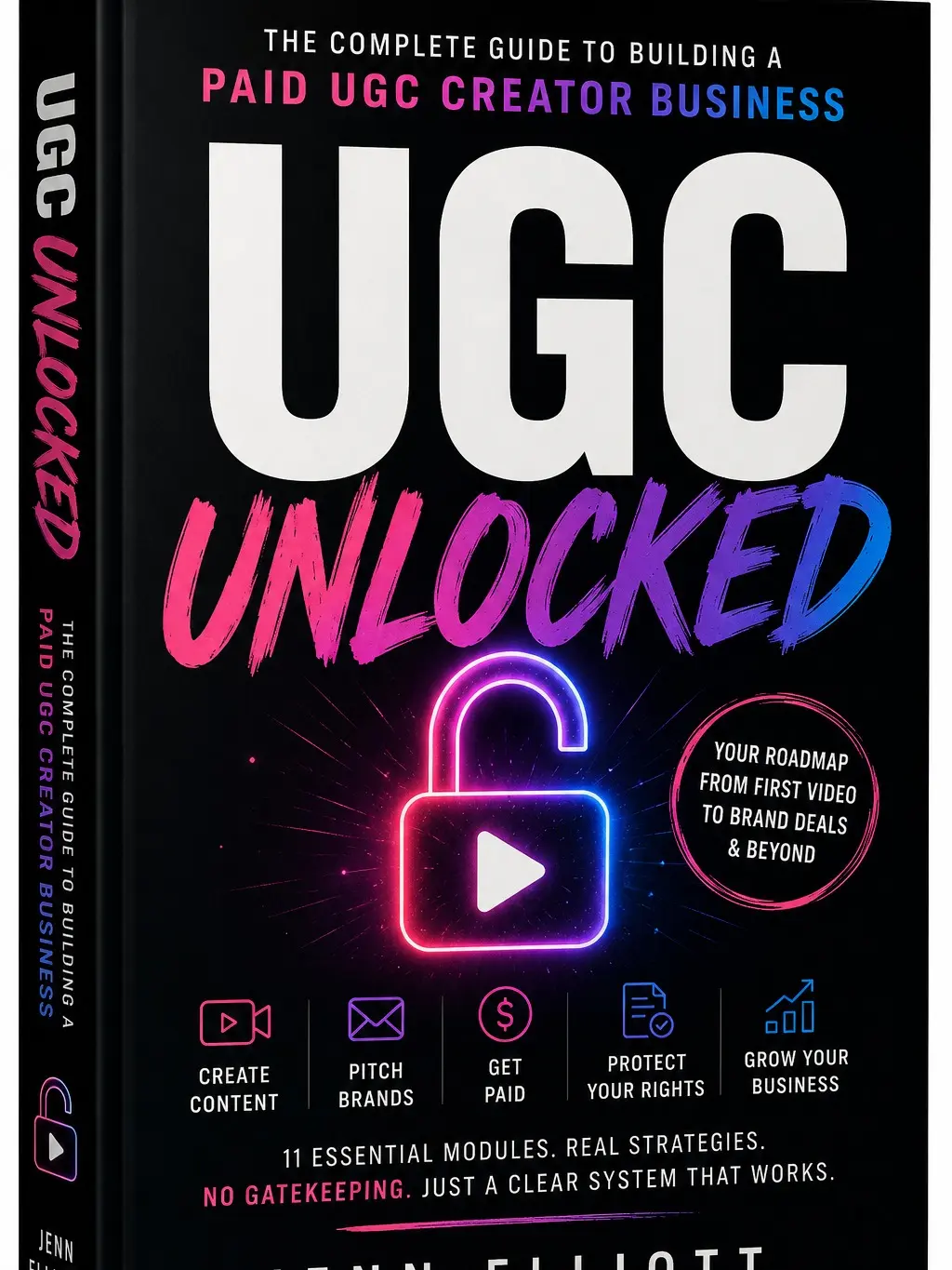 UGC UNLOCKED | UGC Creator Guide for Beginners – Content Creation, Portfolio, Pricing, Pitching & Creator Business