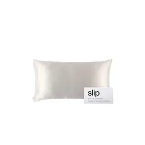 slip King Pure Silk Pillowcase in White