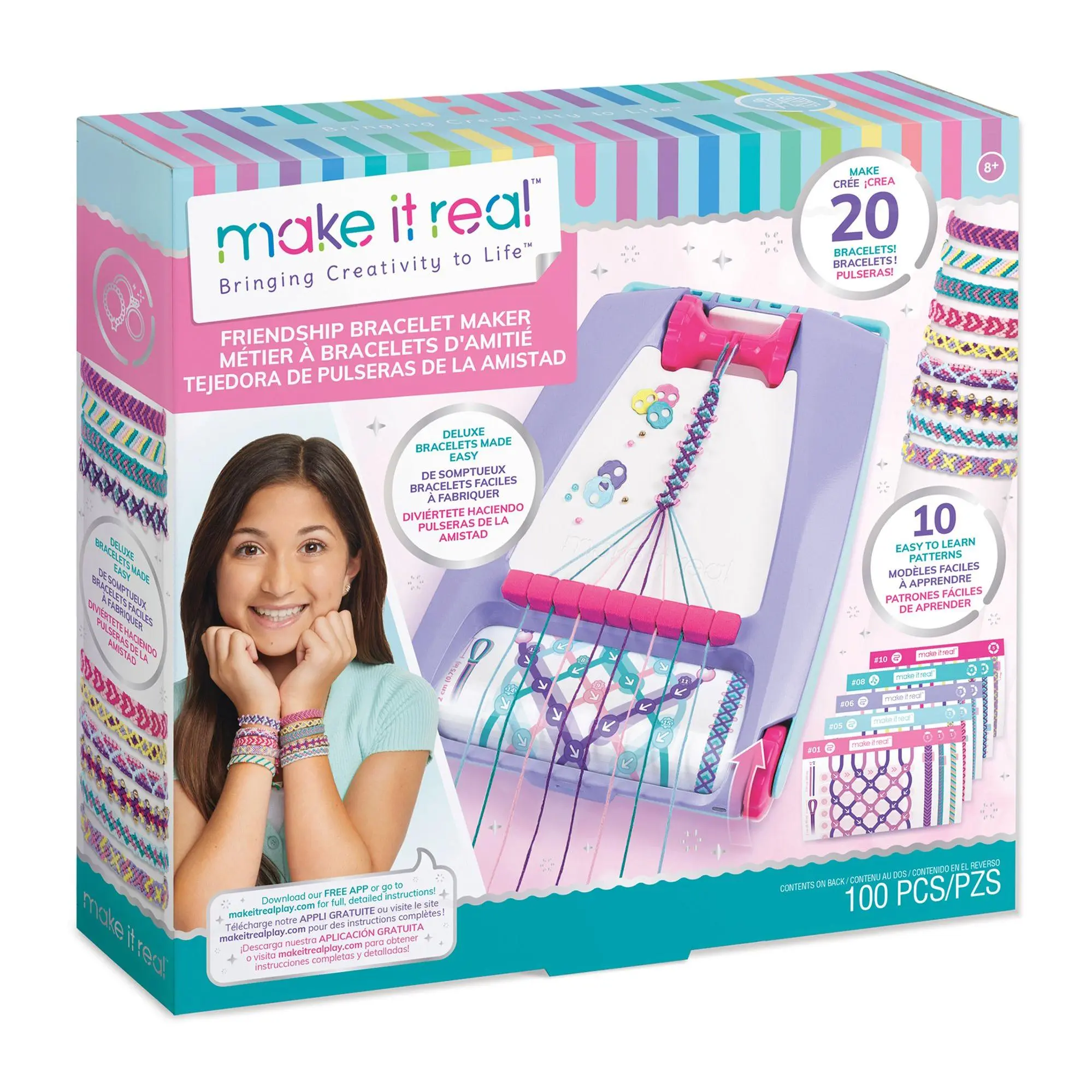 Make It Real: Jewelry Kit - Friendship BraceletMaker Make It Real: Jewelry Kit - Friendship BraceletMaker