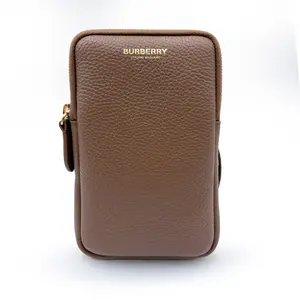 BURBERRY LS Phone Pouch LGL | Luxury Pebbled Leather Crossbody
