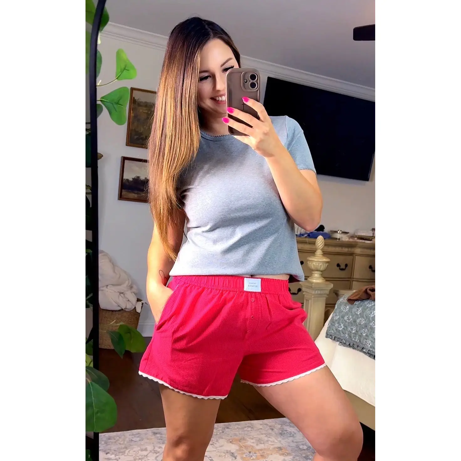 Things Between Scalloped Shorts