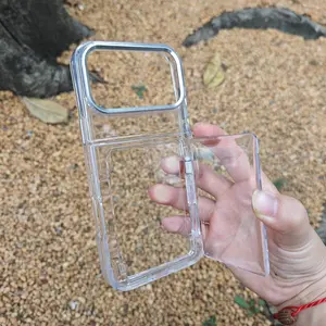 Card Slot Phone Case | Clear PC+TPU Hybrid Protective Cover with 90° Stand Function, Dustproof & Anti-Pressure Design, Compatible with iPhone 11–17 Series