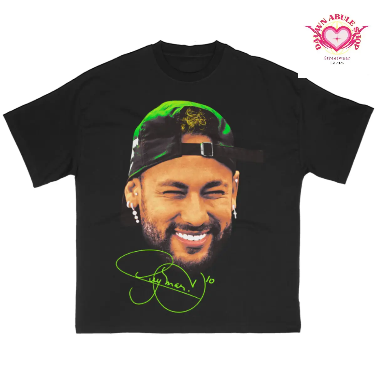 Neymar Smile 2.0 Adult and Youth Graphic T-Shirt, summer tee, vintage y2k, graphic tees, mens clothing, youth boys clothing, kids clothing, streetwear, gift for fan, youth boy clothes, good graphic tees kids, neymar t shirt