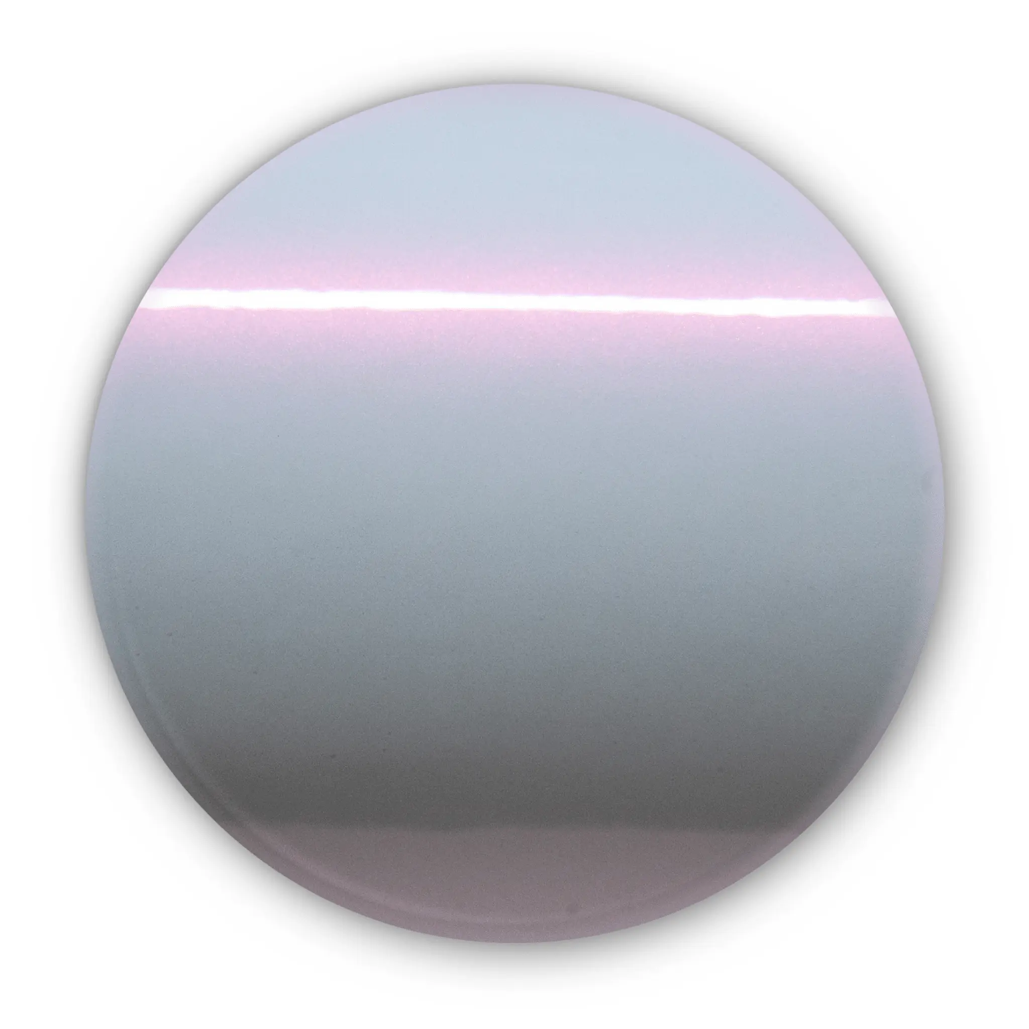 Gloss Iridescent Pearl White Red