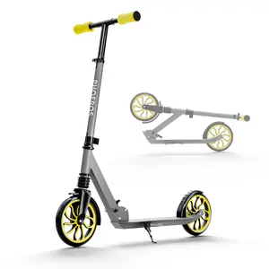 PHOEROS Kick Scooter for Kids Ages 6-12,Teens & Adults, Youth. Lightweight Aluminum Kick Scooter for Teens Adults Boys Girls with 8 inch Big Wheels, Foldable, 3 Height Adjustable, Shock Absorption.
