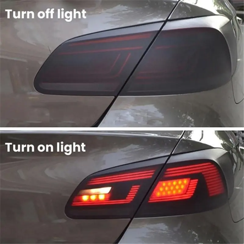 Yitap Premium PVC Car Light Film, Smoke Color Changing Headlight Tailight Foglight Protection, Durable High Gloss Surface, Headlight Decals, Automobile Decals, Vehicle Exterior Decoration, Automotive Decoration