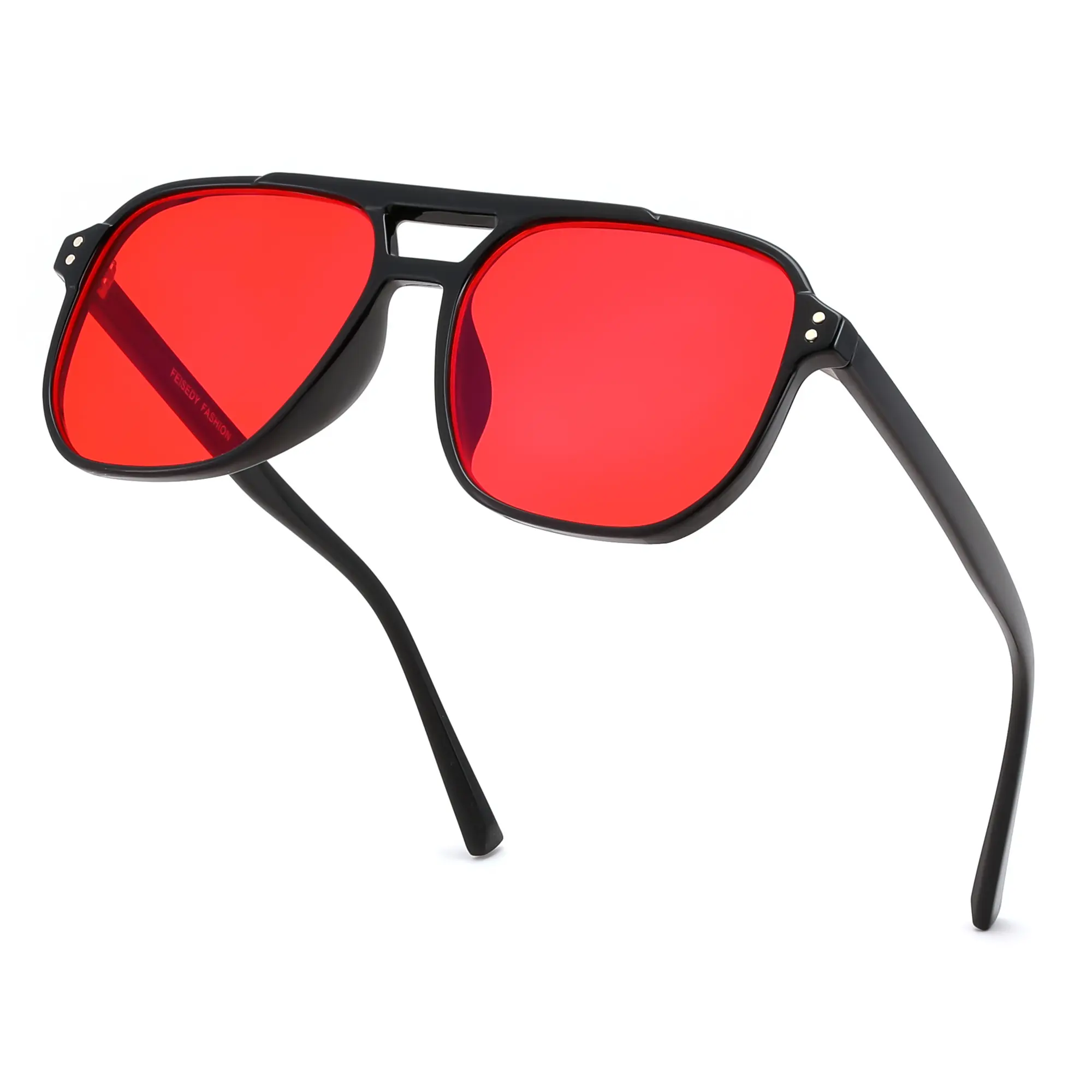 028 (Blue Light)Black Frame/Red Lens