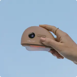 Cosmo LunaStone | Heated Gua Sha with Red Light and Vibration for Depuffing & Natural Glow, Relaxing  Facial Skincare Tool