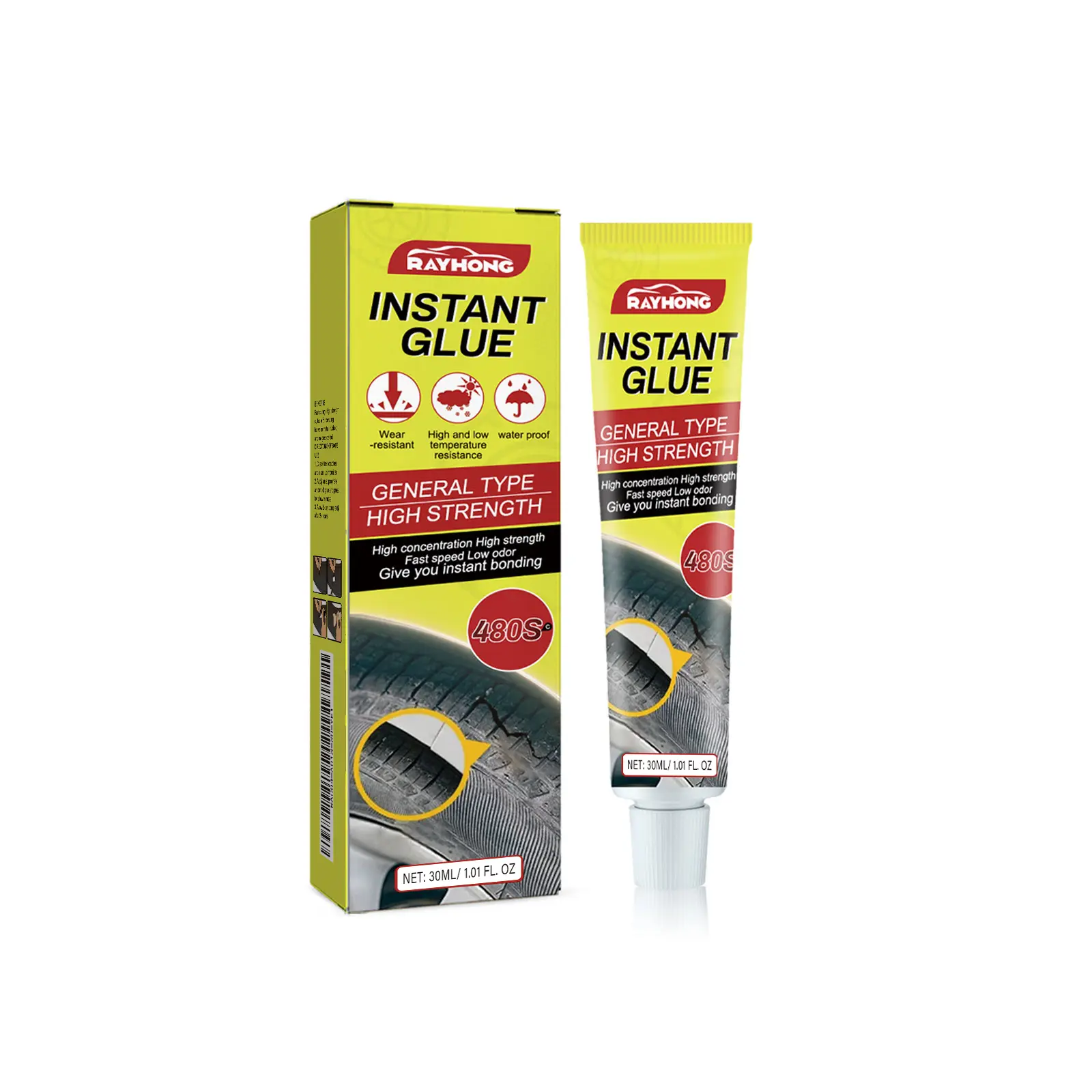 Rayhong Tire Sealant Car Tire Crack Repair Sealant Tire Maintenance Sealant Adhesive