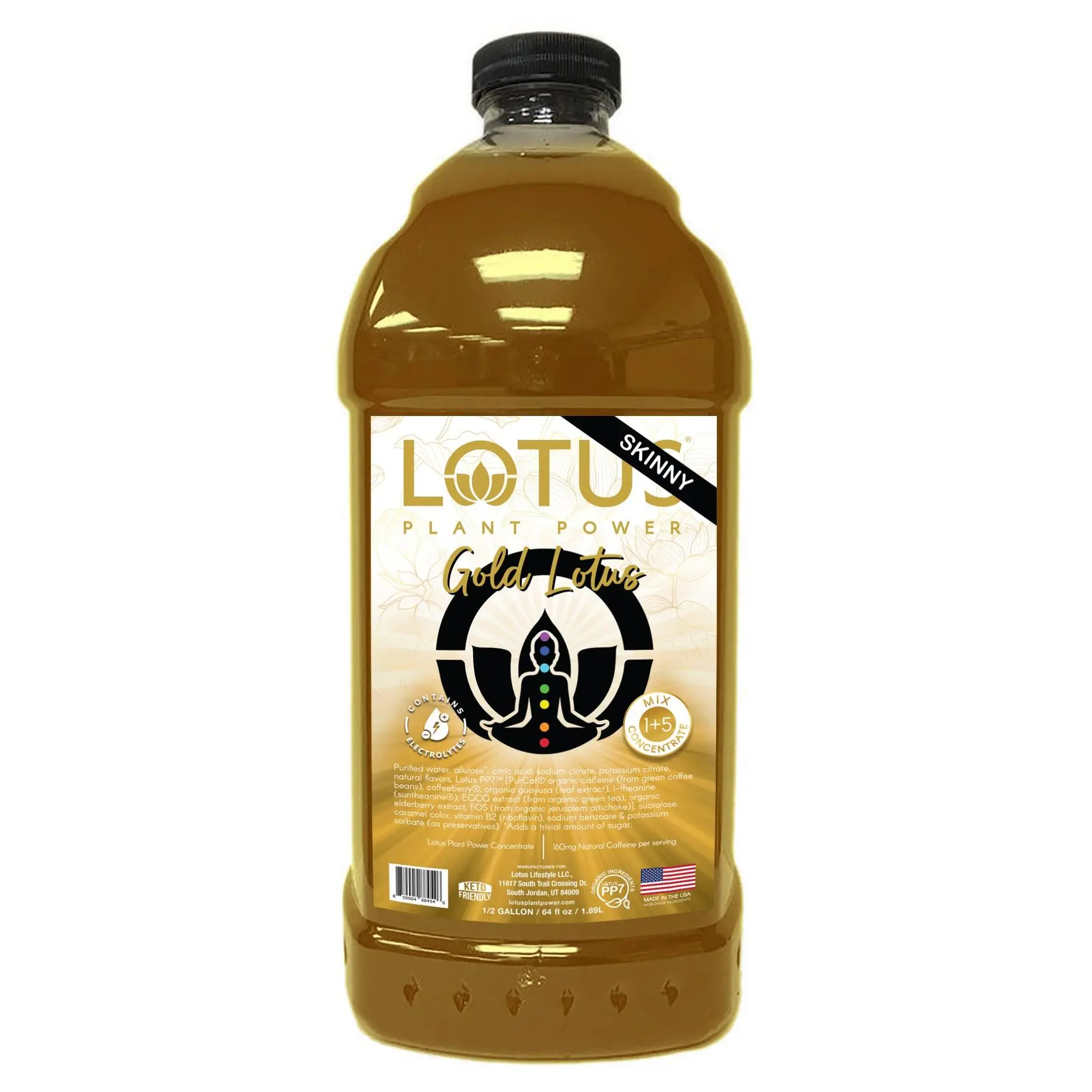 Gold Lotus Plant Power Zero Sugar Concentrate Gold Lotus Plant Power Zero Sugar Concentrate