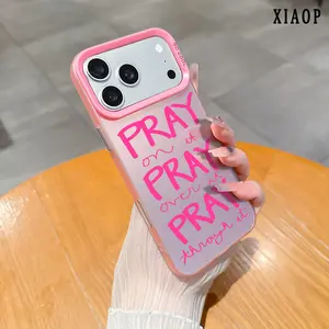 PRAY PRAY PRAY Design Phone Case, Compatible with iPhone 17 Pro Max/16/15/14/13/12/11 Air E Plus.Shockproof, High Durability,  Ultra-Thin Design| Perfect for Everyday Use Protector Screen Protector Aesthetic Resistance