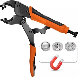 Heavy Duty Snap Fastener Tool Adjustable Snap Setter Tool Snap Installation NEW
