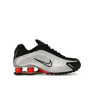 Nike Kid's Shox R4 Metallic Silver Black Picante Red, from StockX