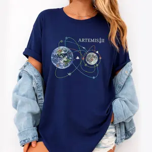 Artemis II 2026 Rocket Launch T-Shirt, Future Moon Mission Tee, Space Exploration Sweatshirt, Science Gift