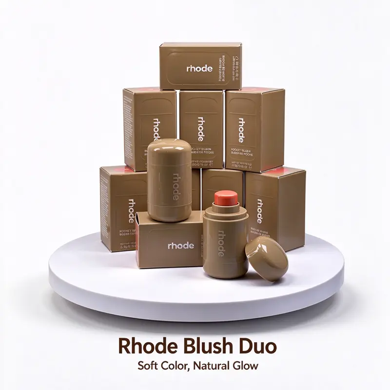 Rhode Pocket Blush Stick, Cream Blush for Cheeks & Lips, Buildable Natural Glow, Long Lasting Hydrating Blush Makeup, Multi-Use Blush Stick**