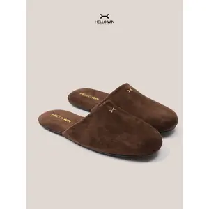 Women's Fashionable Vintage Chunky Clogs for Women Suede Leather Slip On  Backless Loafers Multiple Colors Cozy Daily Shoes mules Footwear Girl Decor Fasciitis Casual
