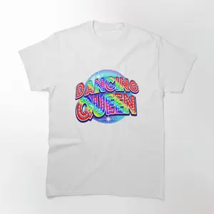 Dancing Queen T-Shirt - Tribute to Iconic ABBA Song - Perfect for Disco Music Lovers and Dancing Enthusiasts - Nostalgic and Fun Music Apparel