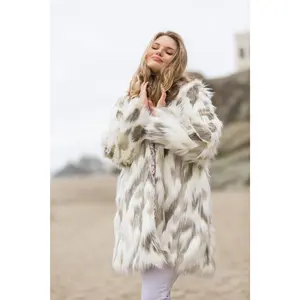 Pastel Girl Fur Coat