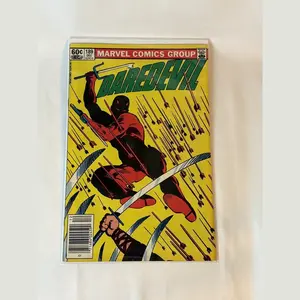 Daredevil #189 (1982) Newsstand – Death of Stick – Frank Miller – Marvel Key