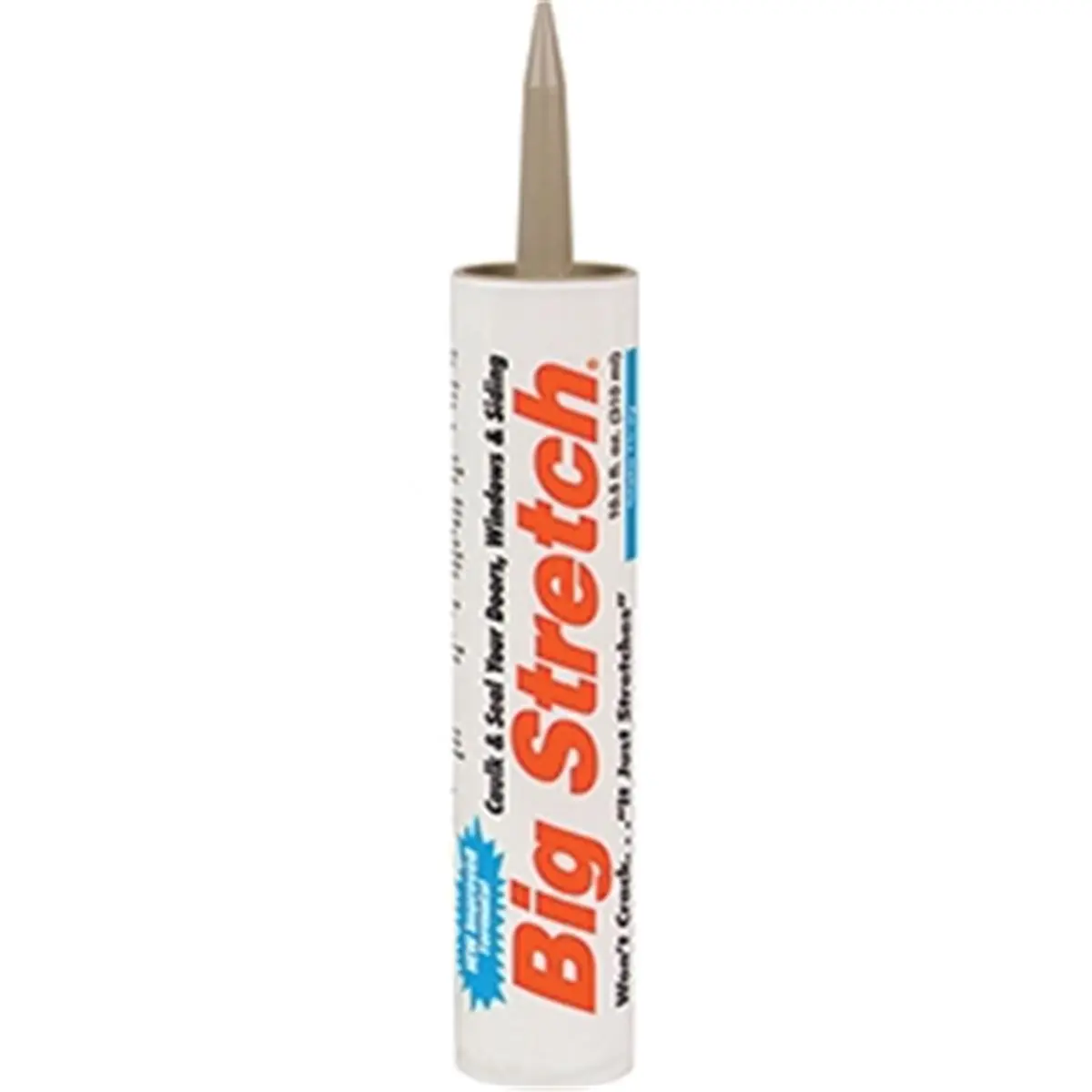 212 MAIN Sashco 10026 Elastic Sealant, 10.5 oz Latex Base Paintable Caulk, Premium Window Sealing Solution - Slate Gray (031525100265)