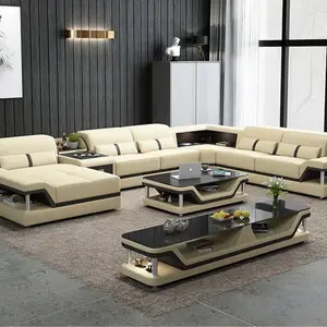 Infinity Modern LED Sectional with Storage