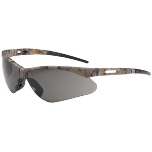 Bouton Anser Safety Glasses with Camouflage Frame and Gray Lens