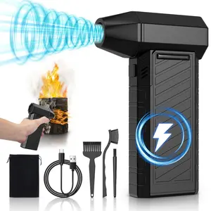 300000RPM Electric Dust Collector, Rechargeable Brushless Motor Dust Collector, 3-speed Adjustable Dust Collector for Car, Keyboard, Outdoor, House