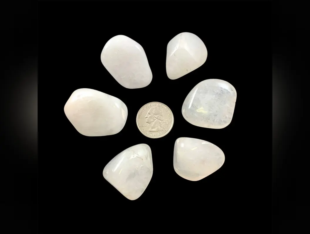Snow Quartz (AKA Milky Quartz) Tumbled Stone