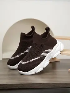 Lightweight Breathable Sports Shoes, Slip-On Knitted Sneakers, Workout Sneakers, Anti-Skid Running Shoes for All Seasons, Casual Trendy Dad Shoes, Versatile Footwear