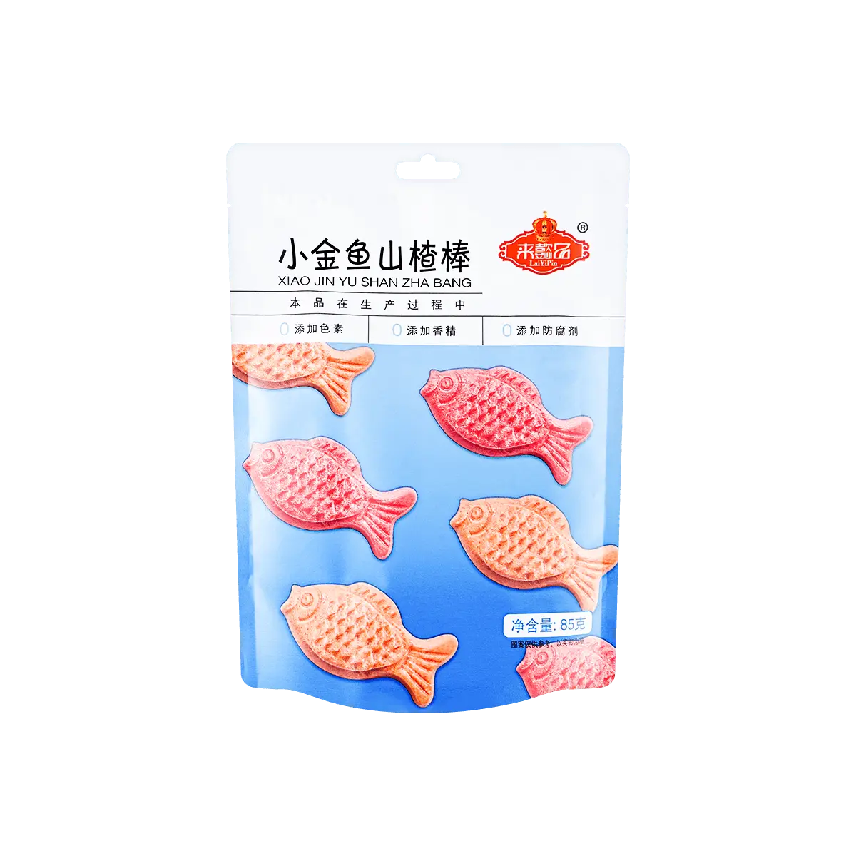 LAIYI PIN Hawthorn Candy Lollipops 85g - Fun Fish Shape, Kids Snack, Sweet & Tart Treat LAIYI PIN Hawthorn Candy Lollipops 85g - Fun Fish Shape, Kids Snack, Sweet & Tart Treat